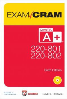 Paperback Comptia A+ 220-801 and 220-802 Exam Cram Book