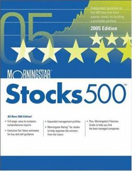 Paperback Morningstar Stocks 500 Book