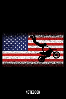 Notebook: Motocross Notebook Blank Dot Grid Dirt Bike Journal dotted with dots 6x9 120 Pages Checklist Record Book Take Notes Gift Planner Paper Men ... Motorsport Motocross Dirt Bike Lovers Fans