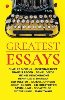 Paperback Greatest Essays Book