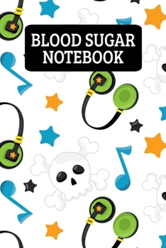 Paperback Blood Sugar Notebook: Blood Glucose Record Book For Music Lovers Book