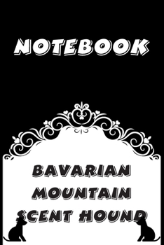 Paperback Bavarian Mountain Scent Hound Notebook: Black and White notebook, Decorative Journal for Bavarian Mountain Scent Hound Lover: Notebook /Journal Gift, Book