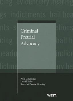 Paperback Criminal Pretrial Advocacy Book