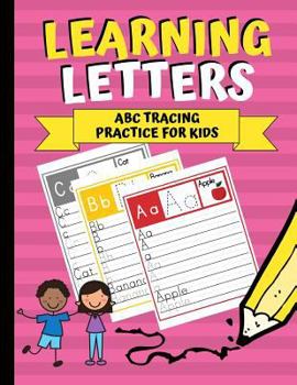 Paperback Learning Letters: ABC Tracing Practice for Kids Book