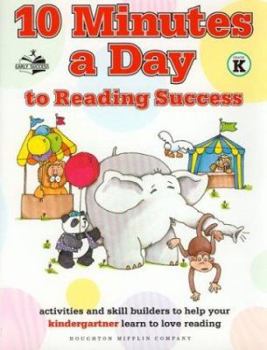 Paperback 10 Minutes a Day to Reading Success for Kindergarteners Book