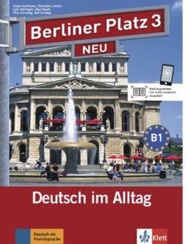 Paperback Berliner platz 3 neu, libro del alumno y libro de ejercicios + 2 cd [German] Book