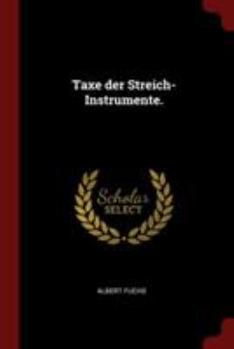 Paperback Taxe der Streich-Instrumente. [German] Book
