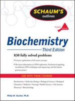 Paperback Schaum's Outline of Biochemistry Book