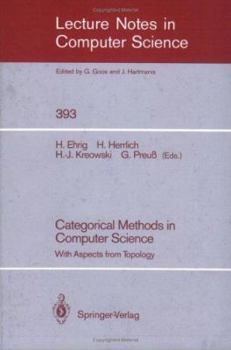 Paperback Categorical Methods in Computer Science: With Aspects from Topology Book