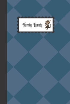 Twenty Twenty: 2020 Weekly Planner / Journal, Vintage Style Cat, Notebook Organiser, Week Per Page, 50 Pages Ruled White Paper, 106 pages, Cute Fun Gift