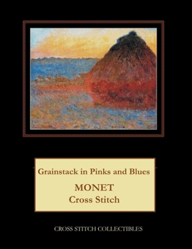 Grainstack in Pinks and Blues: Monet Cross Stitch Pattern