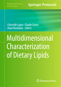 Hardcover Multidimensional Characterization of Dietary Lipids Book