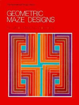 Paperback Geometric Maze Designs Book