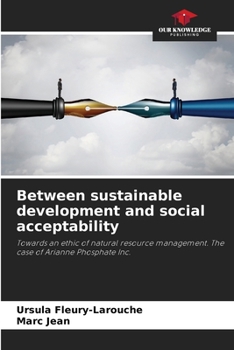 Paperback Between sustainable development and social acceptability Book