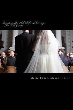 Paperback Questions To Ask Before Marriage: For The Guests Book