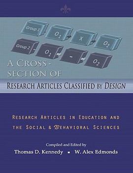 Paperback A Cross Section of Research Articles Classified by Design Book