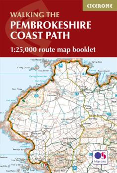 Paperback Pembrokeshire Coast Path Map Booklet Book