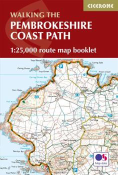 Paperback Pembrokeshire Coast Path Map Booklet: 1:25,000 OS Route Mapping (2016-04-13) Book