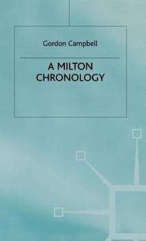 Hardcover Milton Chronology Book