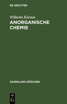 Hardcover Anorganische Chemie [German] Book