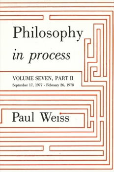 Paperback Philosophy in Process: Vol. 7, P. 2 Book