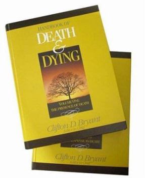 Hardcover Handbook of Death and Dying (2 Vol. Set) Book