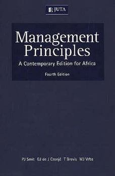 Paperback Management Principles: A Contemporary Edition for Africa Book