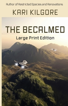 Paperback The Becalmed [Large Print] Book