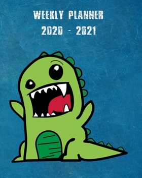 Paperback 2020-2021 Weekly Planner: 2 Year Weekly & Monthly View Organizer & Agenda with To-Do's - Comic Design Book