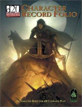 Paperback D20 System Character Record Folio: A Character Sheet for D20 Campaign Play Book
