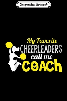 Composition Notebook: High School Cheerleading Team Coach  Journal/Notebook Blank Lined Ruled 6x9 100 Pages