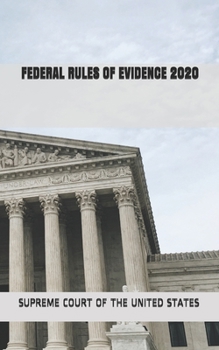 Paperback Federal Rules of Evidence 2020 Book