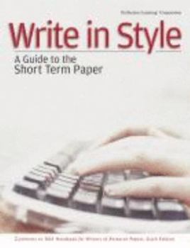 Paperback Write in Style: A Guide to the Short Term Paper Book