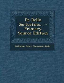 Paperback de Bello Sertoriano... [Latin] Book