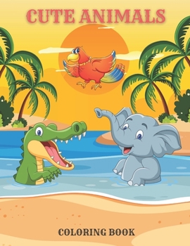 Paperback Cute Animals - Coloring Book