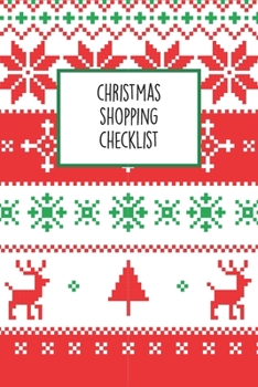 Paperback Christmas Shopping Checklist: The Ultimate Holiday Shopping Notebook Book