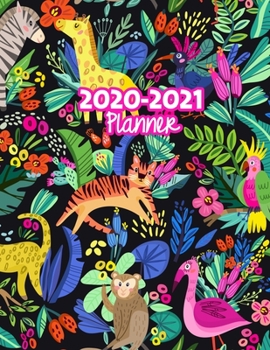 2020-2021 Planner: Two Year Calendar Organizer and Goal Journal | January 2020 - December 2021 Daily, Weekly and Monthly Planner Book with Back Sticker Expression Wall for 2 Years | Design Code 849902