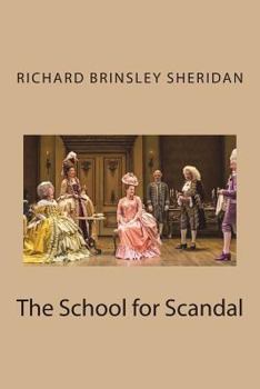 Paperback The School for Scandal Book