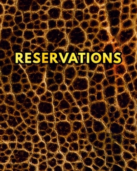 Paperback Reservations: Reservation Book For Restaurant - Record and Tracking for Restaurants - Hostess Table Log Journal - Black Gold Marble Book