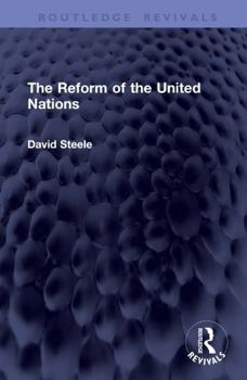 Hardcover The Reform of the United Nations Book
