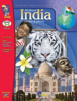 Paperback All About India Grades 3-5 Book