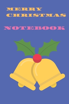 Paperback Merry Christmas Notebook: 6 by 9 colorful little holiday journal Book