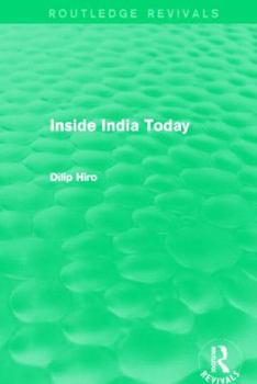 Paperback Inside India Today (Routledge Revivals) Book