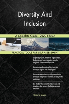 Paperback Diversity And Inclusion A Complete Guide - 2020 Edition Book
