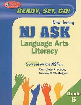 Paperback NJ ASK Language Arts Literacy, Grade 6 Book