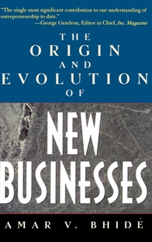 Hardcover The Origin and Evolution of New Businesses Book