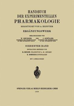 Paperback Handbuch Der Experimentellen Pharmakologie: Ergänzungswerk [German] Book