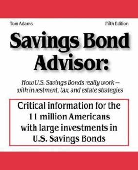 Paperback Savings Bond Advisor Book
