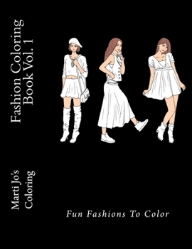 Paperback Fashion Coloring Book, Volume 1 Book