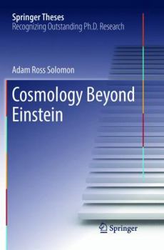 Paperback Cosmology Beyond Einstein Book